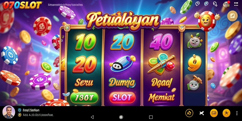 Tampilan gameplay 070SLOT yang seru dan menantang.