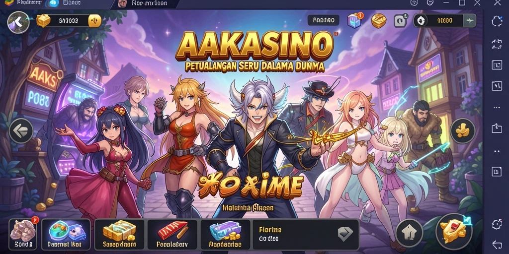 Screenshot utama AAKASINO menampilkan aksi seru dalam dunia anime yang menarik.