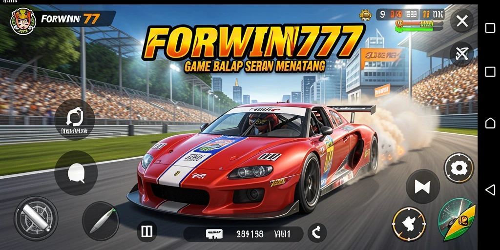 Gameplay seru dan adrenalin tinggi dalam FORWIN77.