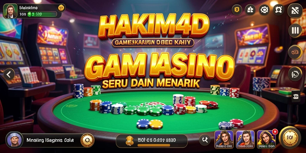 Tampilan screenshot HAKIM4D saat gameplay Kasino yang mengasyikkan.