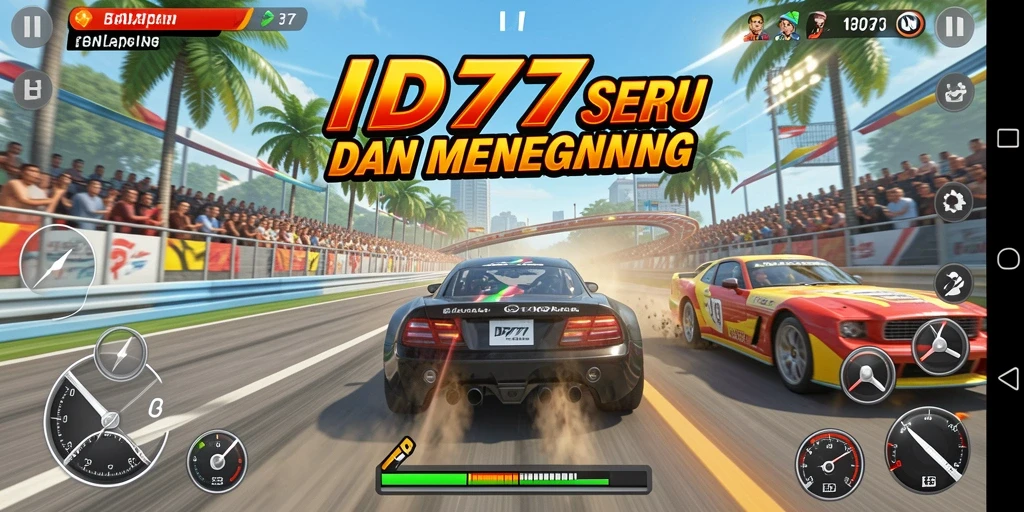 Gameplay mendebarkan dalam balapan penuh aksi di ID777.