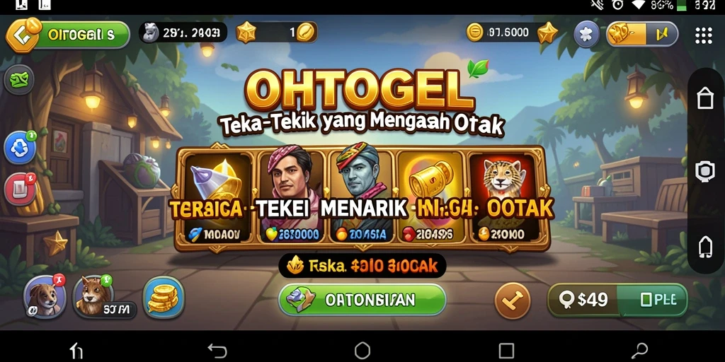 Screenshot utama OHTOGEL menampilkan gameplay seru teka-teki.