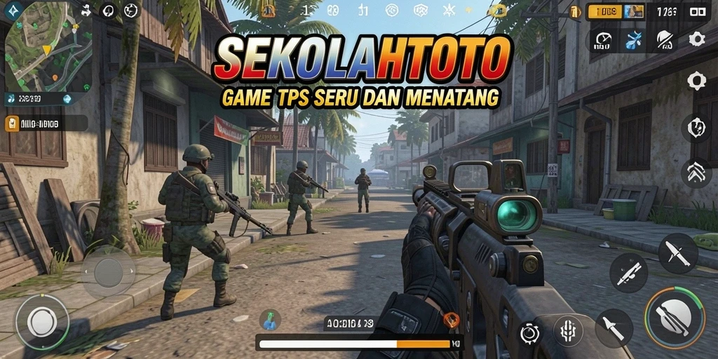 Tangkapan layar gameplay SEKOLAHTOTO menampilkan aksi pertempuran yang mendebarkan.