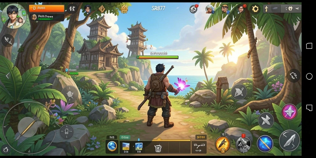 Screenshot menampilkan gameplay Open World yang mendebarkan.